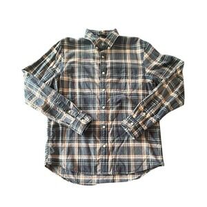 Ralph Lauren Denim & Supply Men's Large Plaid Button Down Shirt Blue 100% Cotton